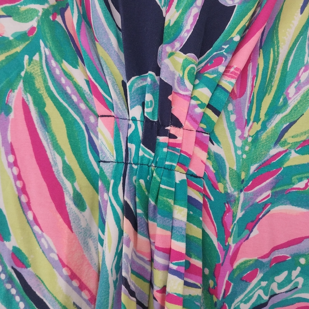 Lilly Pulitzer XS 3/4 Sleeve Dress Stetchy Sheath Preppy Southern Coastal - Picture 6 of 7